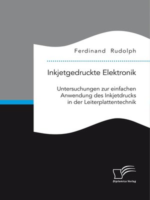 cover image of Inkjetgedruckte Elektronik